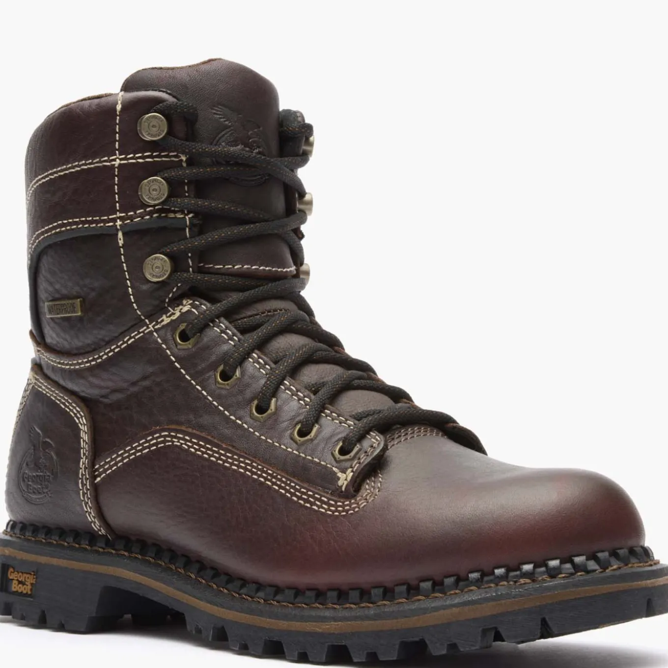 Georgia Boot AMP LT Logger Women's Waterproof Low Heel Logger Boot