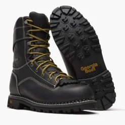 Georgia Boot AMP LT Logger Low Heel Waterproof Work Boot