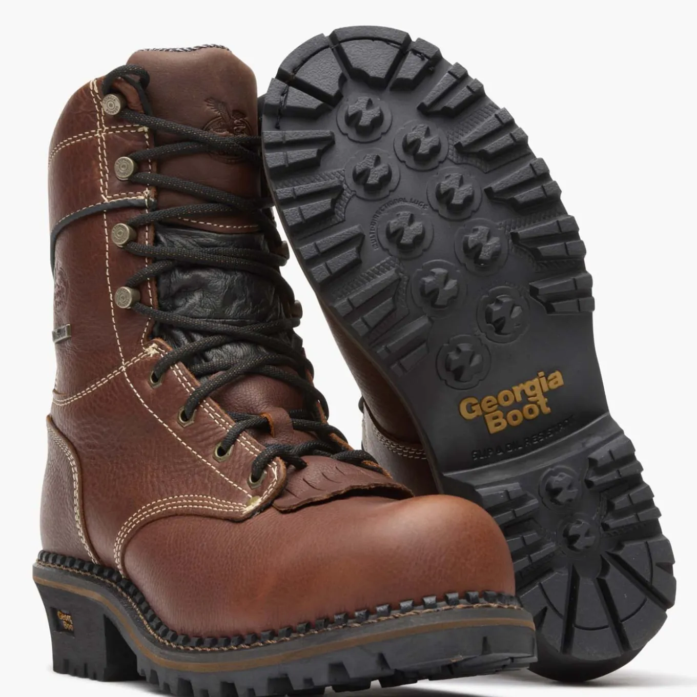 Georgia Boot AMP LT Logger Composite Toe Waterproof Work Boot