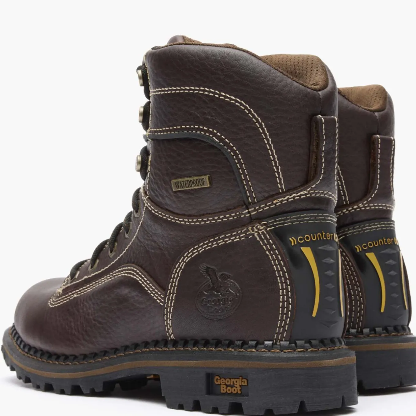 Georgia Boot AMP LT Logger Women's Waterproof Low Heel Logger Boot