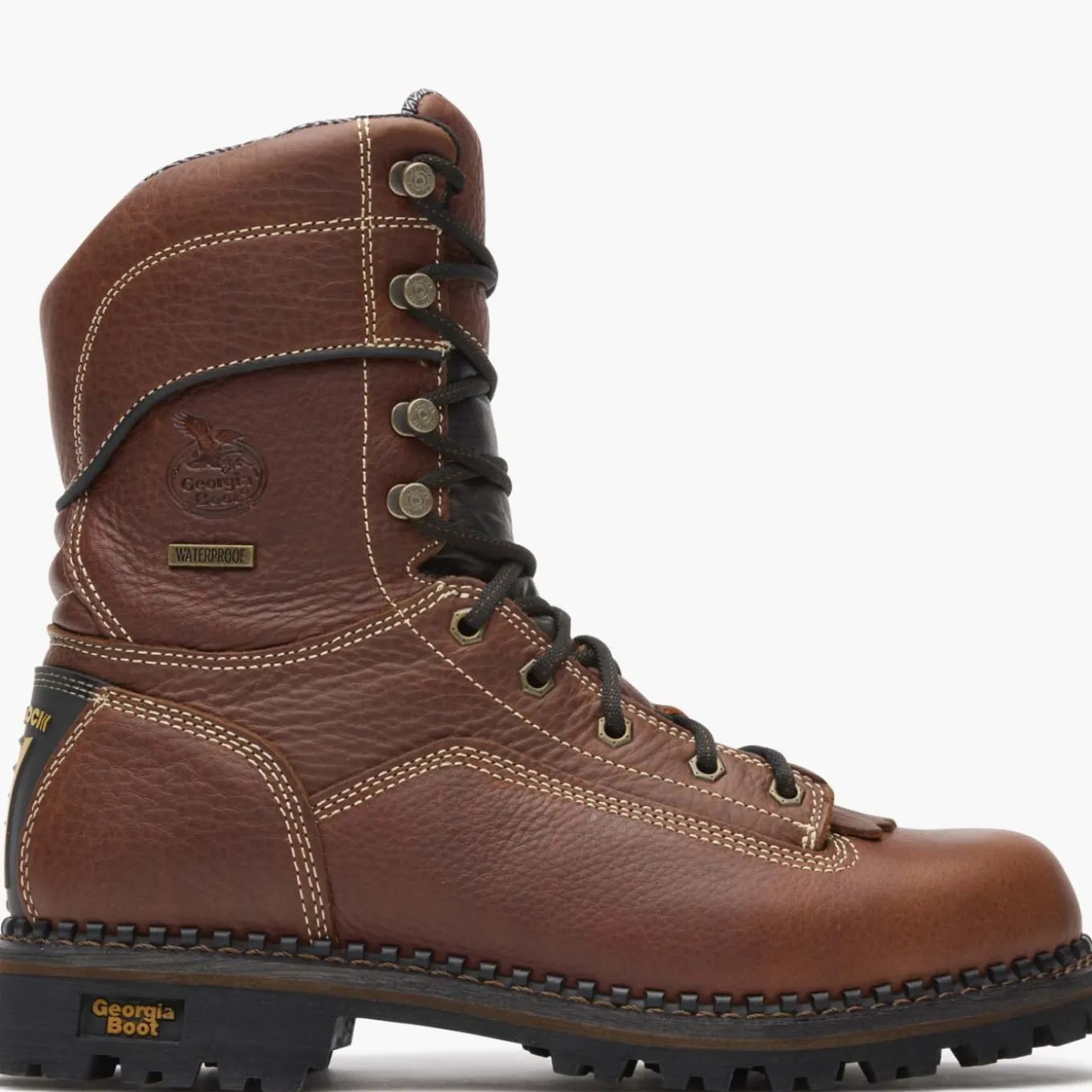 Georgia Boot AMP LT Logger Low Heel Waterproof Work Boot