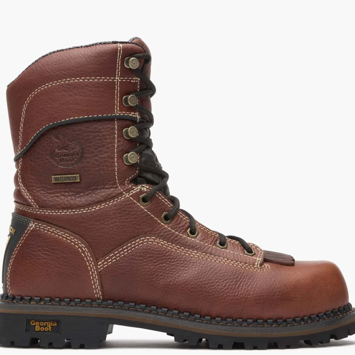 Georgia Boot AMP LT Logger Composite Toe Low Heel Waterproof Work Boot