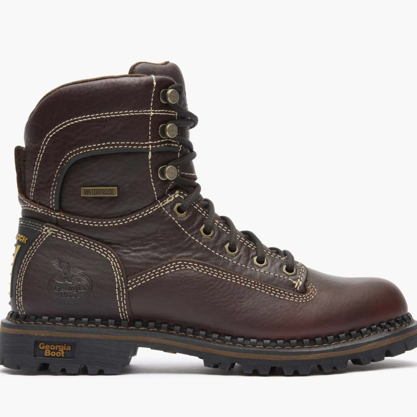 Georgia Boot AMP LT Logger Women's Waterproof Low Heel Logger Boot