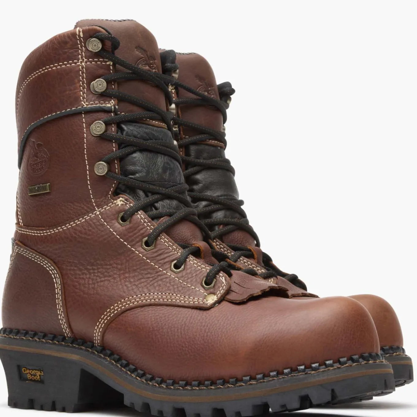 Georgia Boot AMP LT Logger Composite Toe Waterproof Work Boot