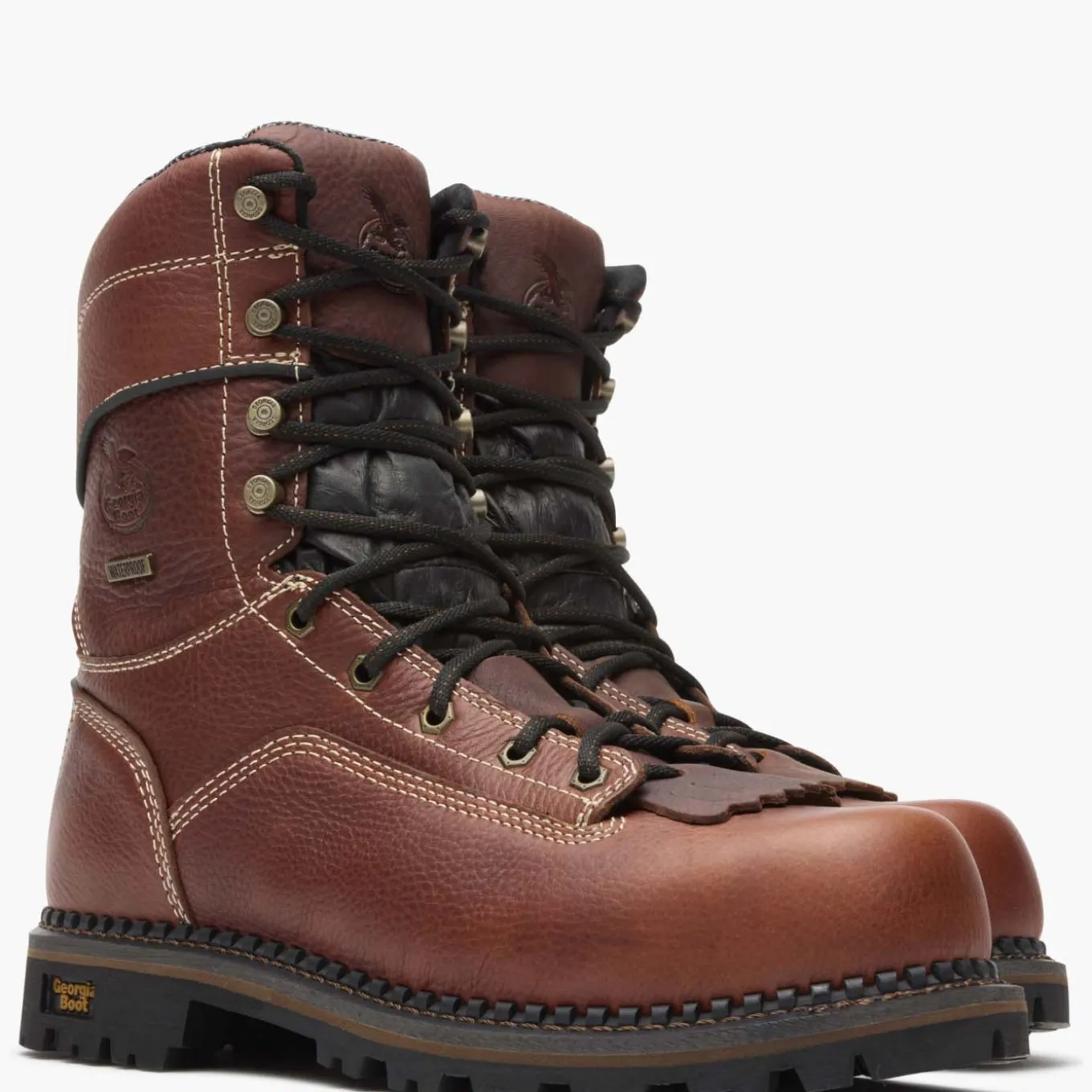 Georgia Boot AMP LT Logger Composite Toe Low Heel Waterproof Work Boot