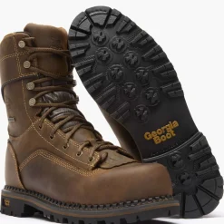 Georgia Boot AMP LT Low Heel Logger Composite Toe Waterproof Work Boot