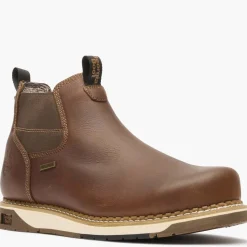 Georgia Boot AMP LT Wedge Steel Toe Waterproof Chelsea Work Boot