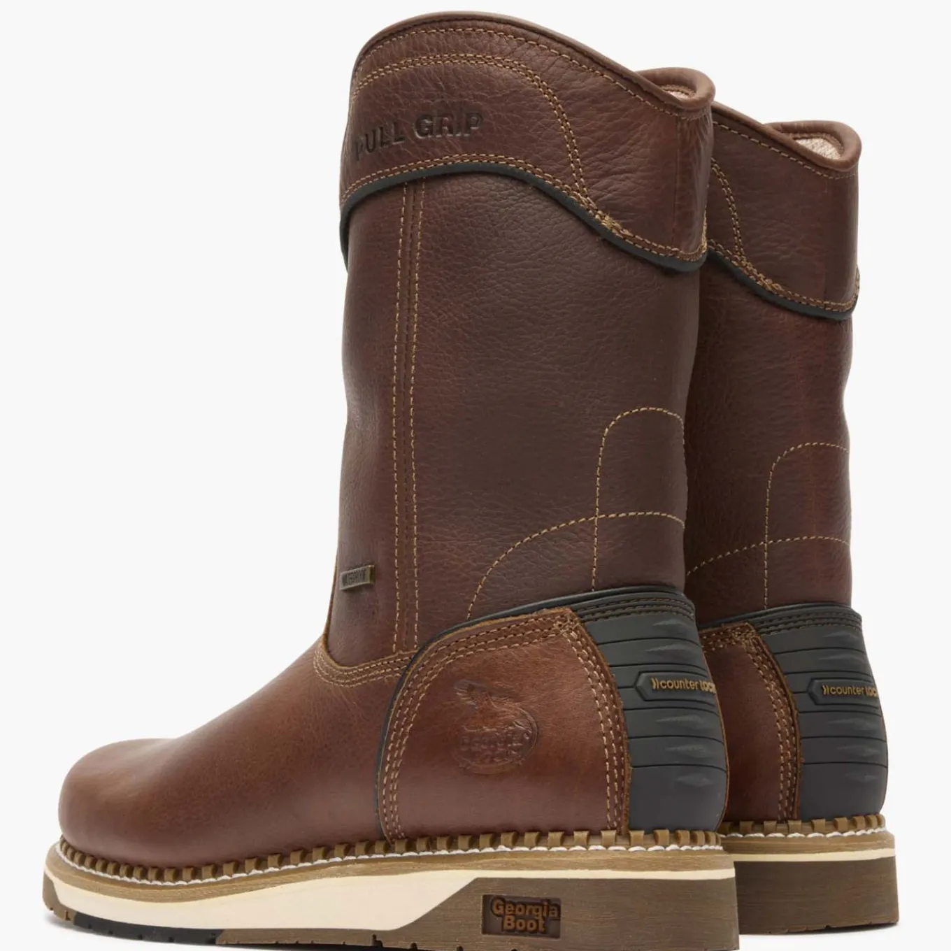 Georgia Boot AMP LT Wedge Waterproof Pull On Work Boot