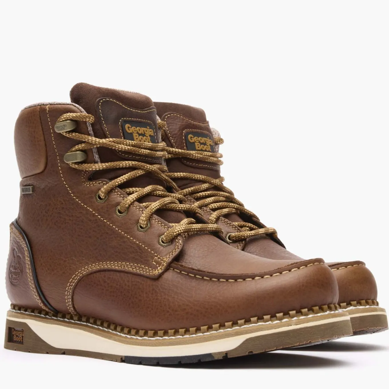 Georgia Boot AMP LT Wedge Waterproof Moc-Toe Work Boot