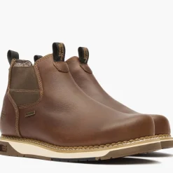 Georgia Boot AMP LT Wedge Steel Toe Waterproof Chelsea Work Boot