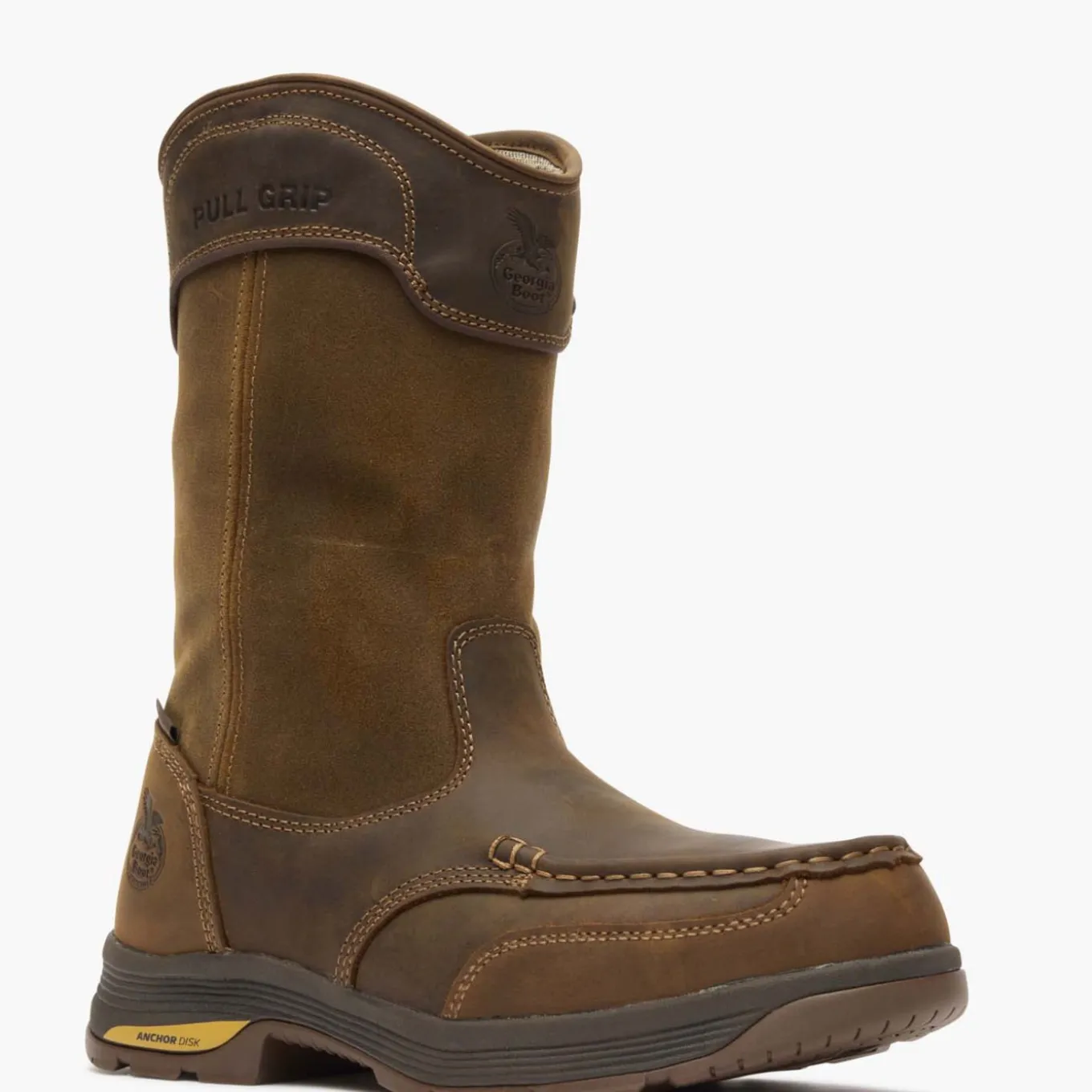 Georgia Boot Athens SuperLyte Alloy Toe Waterproof Wellington Pull-On