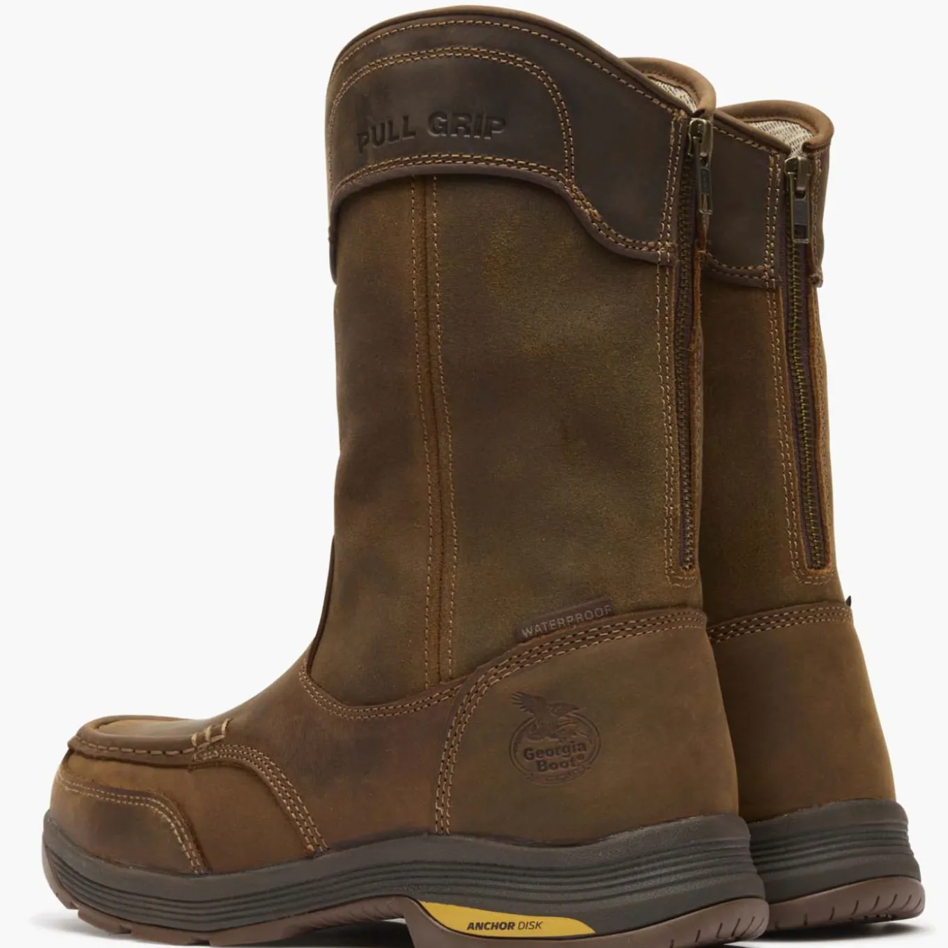 Georgia Boot Athens SuperLyte Alloy Toe Waterproof Wellington Pull-On