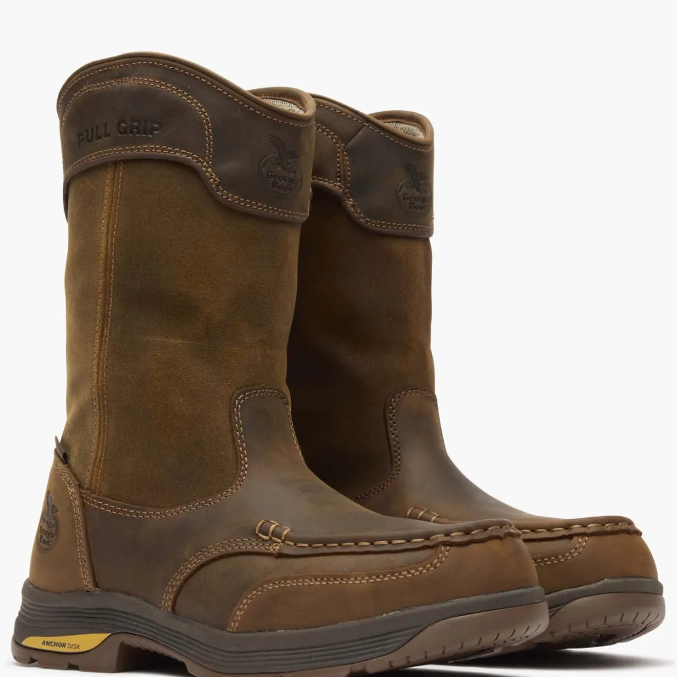 Georgia Boot Athens SuperLyte Alloy Toe Waterproof Wellington Pull-On