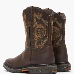 Georgia Boot Carbo-Tec LT Big Kids Brown Pull-On Boot