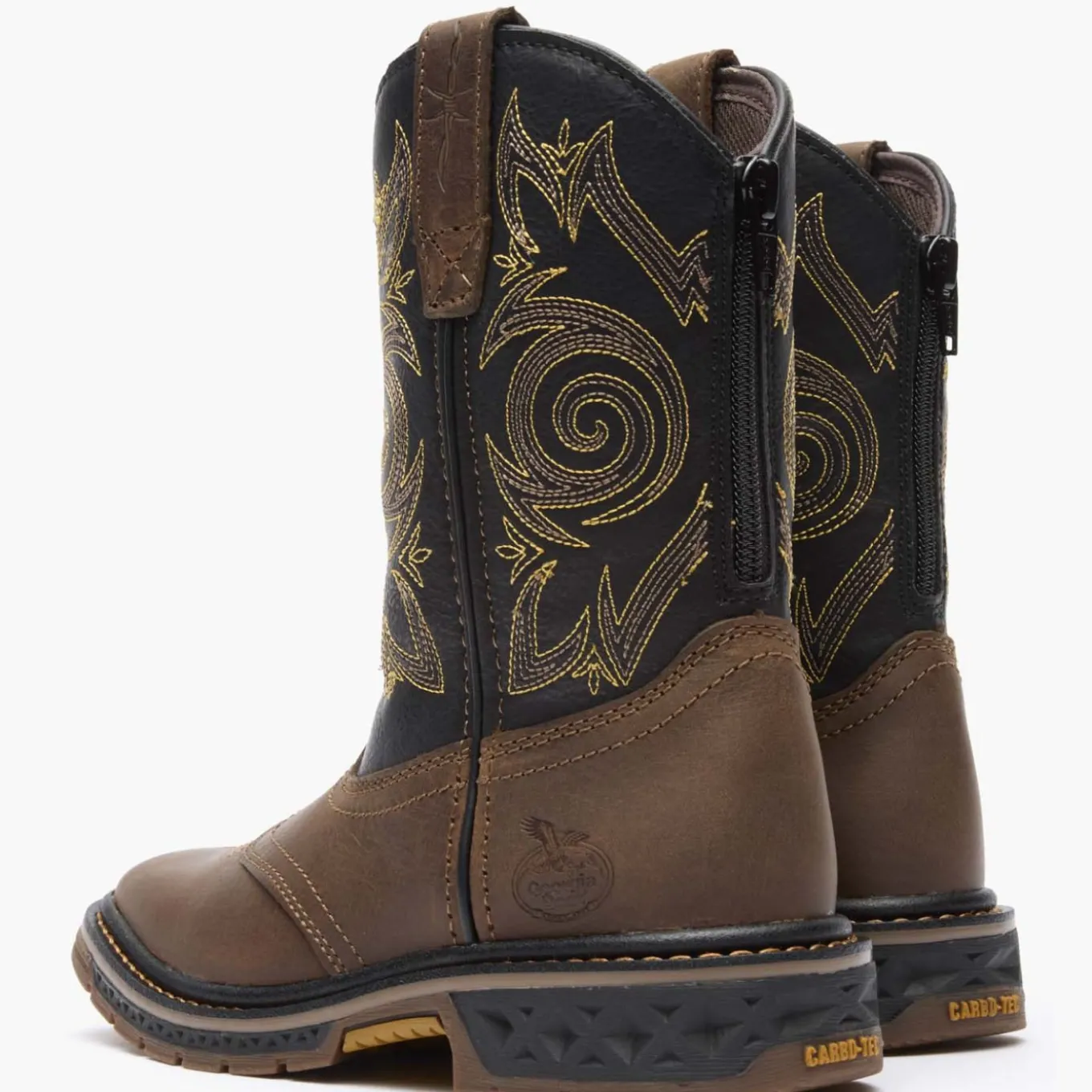 Georgia Boot Carbo-Tec LT Little Kids Pull-On Saddle Boot