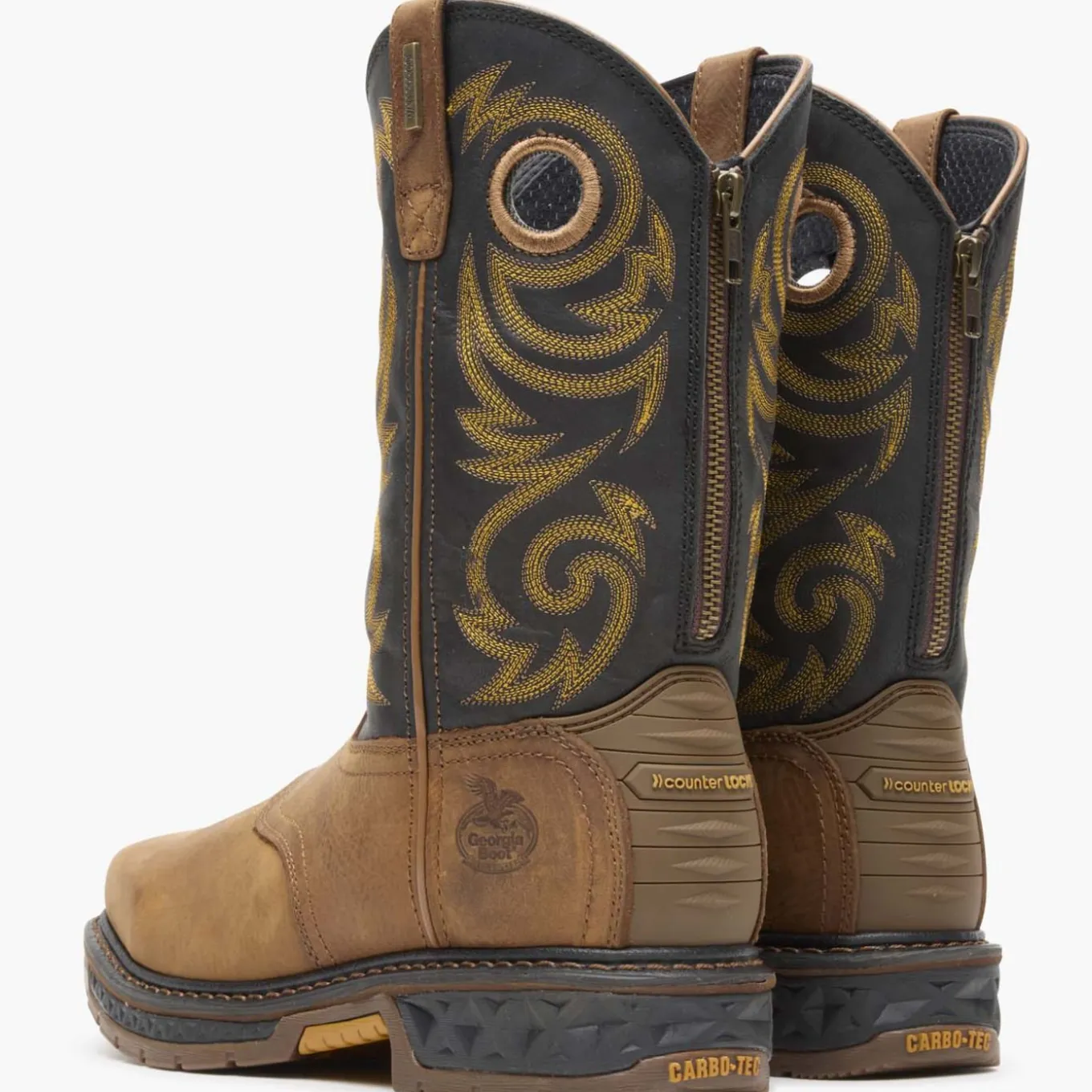 Georgia Boot Carbo-Tec LT Steel Toe Waterproof Pull On Work Boot