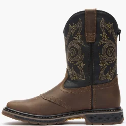 Georgia Boot Carbo-Tec LT Big Kids Pull-On Saddle Boot