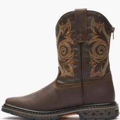 Georgia Boot Carbo-Tec LT Big Kids Brown Pull-On Boot