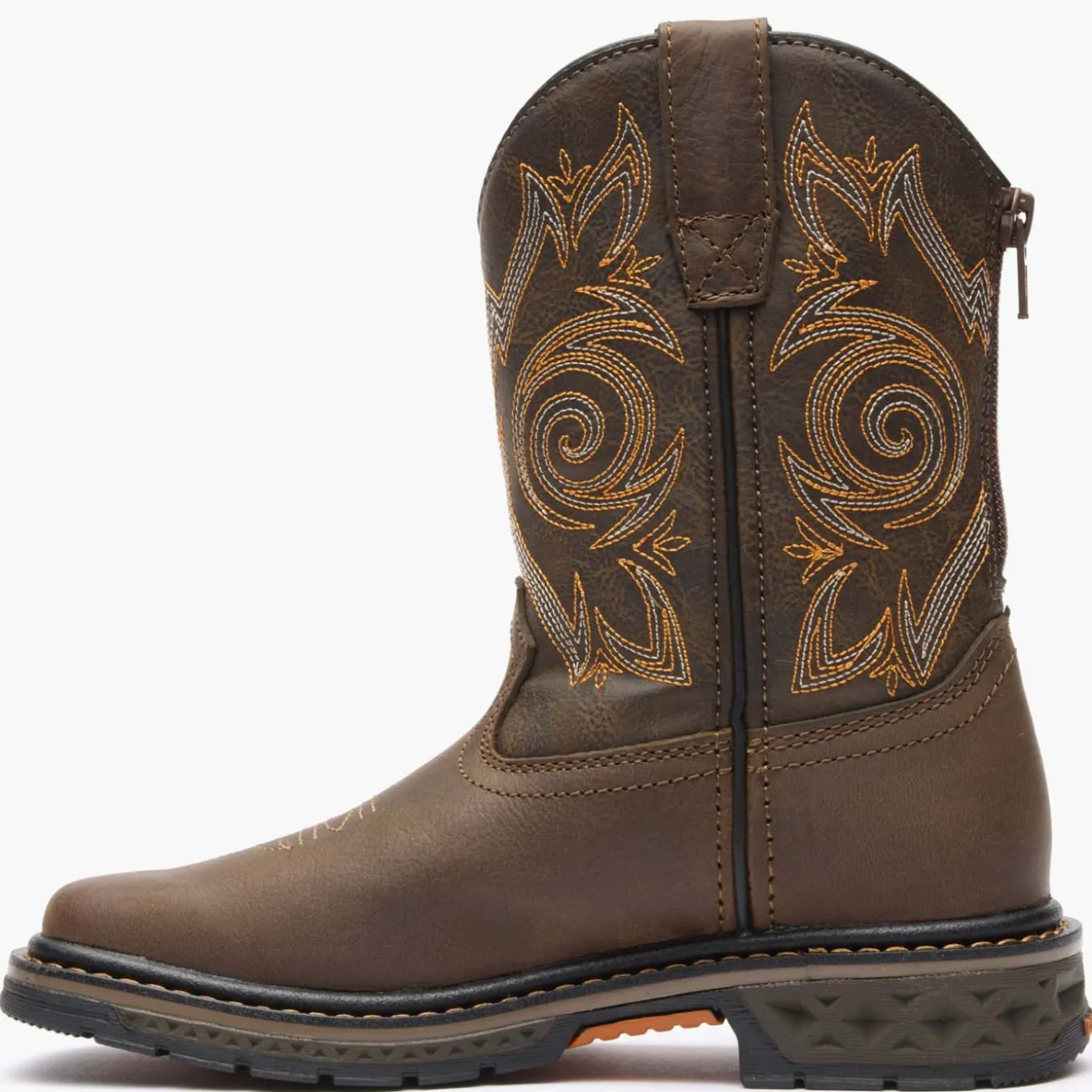 Georgia Boot Carbo-Tec LT Little Kids Brown Pull on Boot