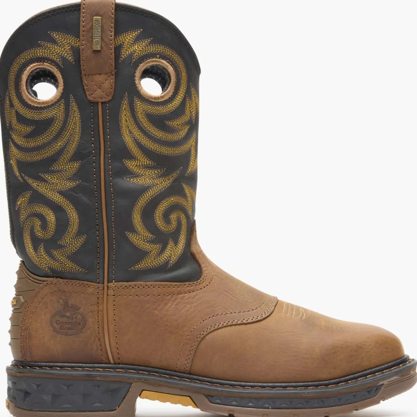 Georgia Boot Carbo-Tec LT Steel Toe Waterproof Pull On Work Boot