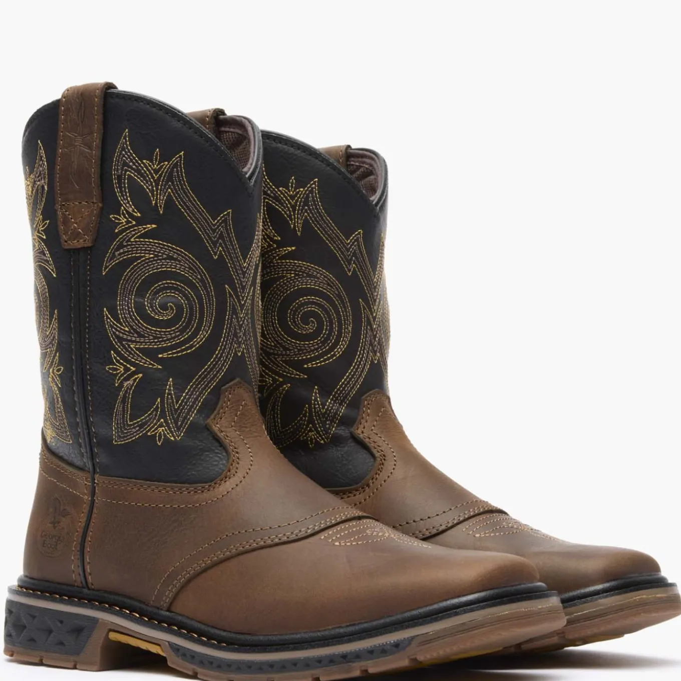 Georgia Boot Carbo-Tec LT Big Kids Pull-On Saddle Boot
