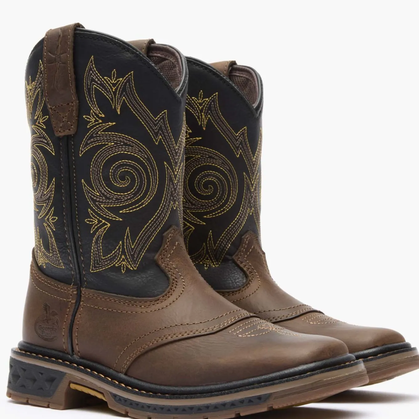 Georgia Boot Carbo-Tec LT Little Kids Pull-On Saddle Boot