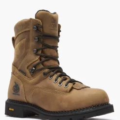 Georgia Boot Comfort Core Waterproof Low Heel Logger Work Boot