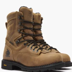 Georgia Boot Comfort Core Waterproof Low Heel Logger Work Boot