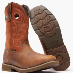 Georgia Boot Core 37 Western 11" Waterproof Pull-On Work Boot