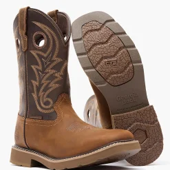 Georgia Boot Core 37 Western 11" Waterproof Pull-On Work Boot