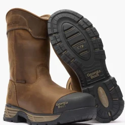 Georgia Boot Durablend Edge 10" Waterproof Alloy Toe Pull On Work Boot