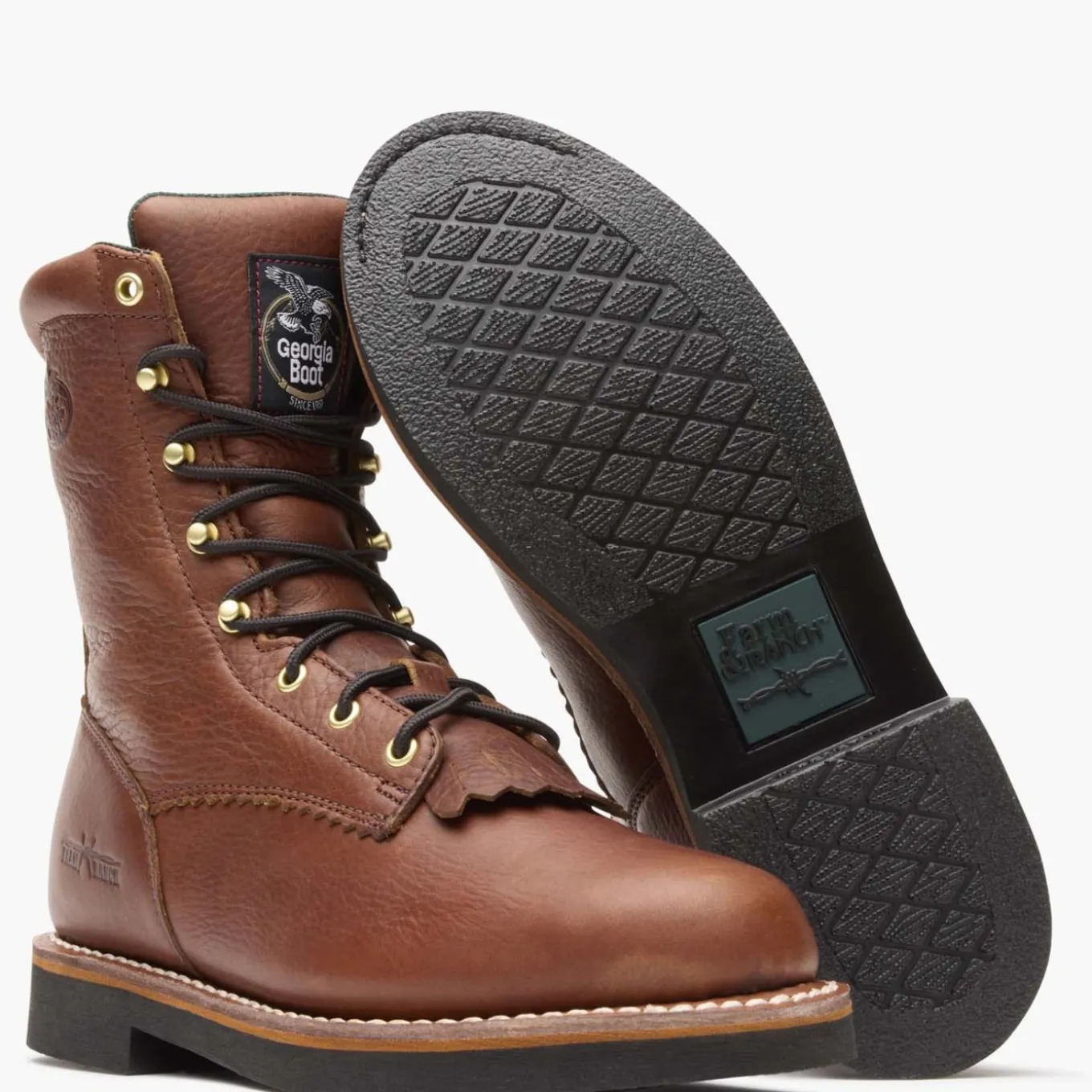 Georgia Boot Farm and Ranch Lacer Work Boot