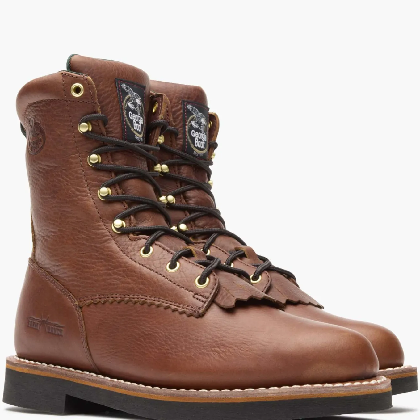 Georgia Boot Farm and Ranch Lacer Work Boot