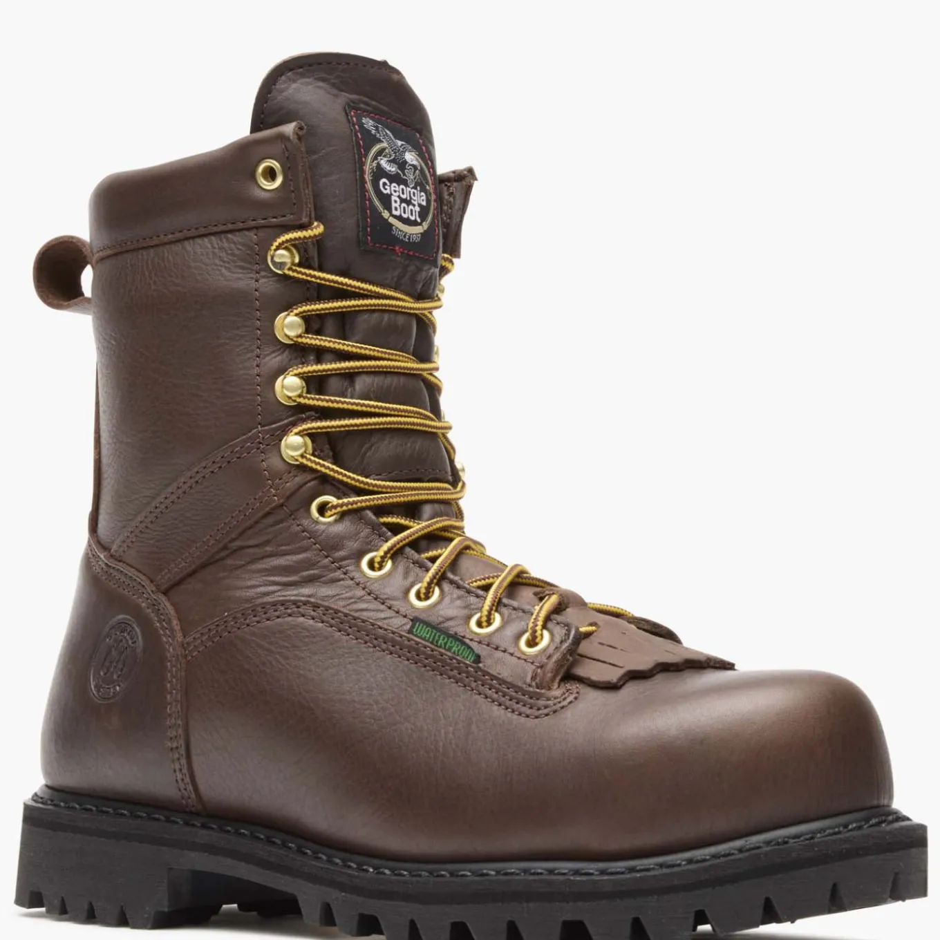 Georgia Boot Lace-to-Toe Steel Toe Waterproof Work Boot