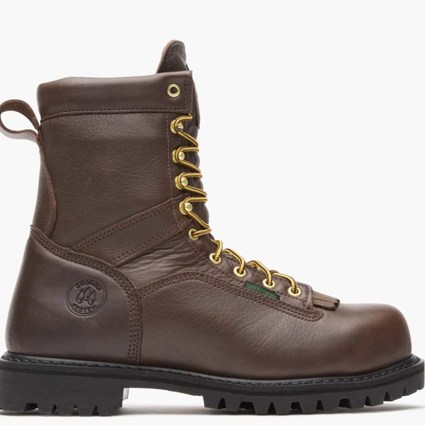 Georgia Boot Lace-to-Toe Steel Toe Waterproof Work Boot