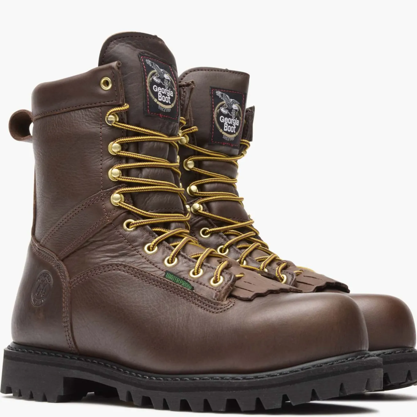 Georgia Boot Lace-to-Toe Steel Toe Waterproof Work Boot