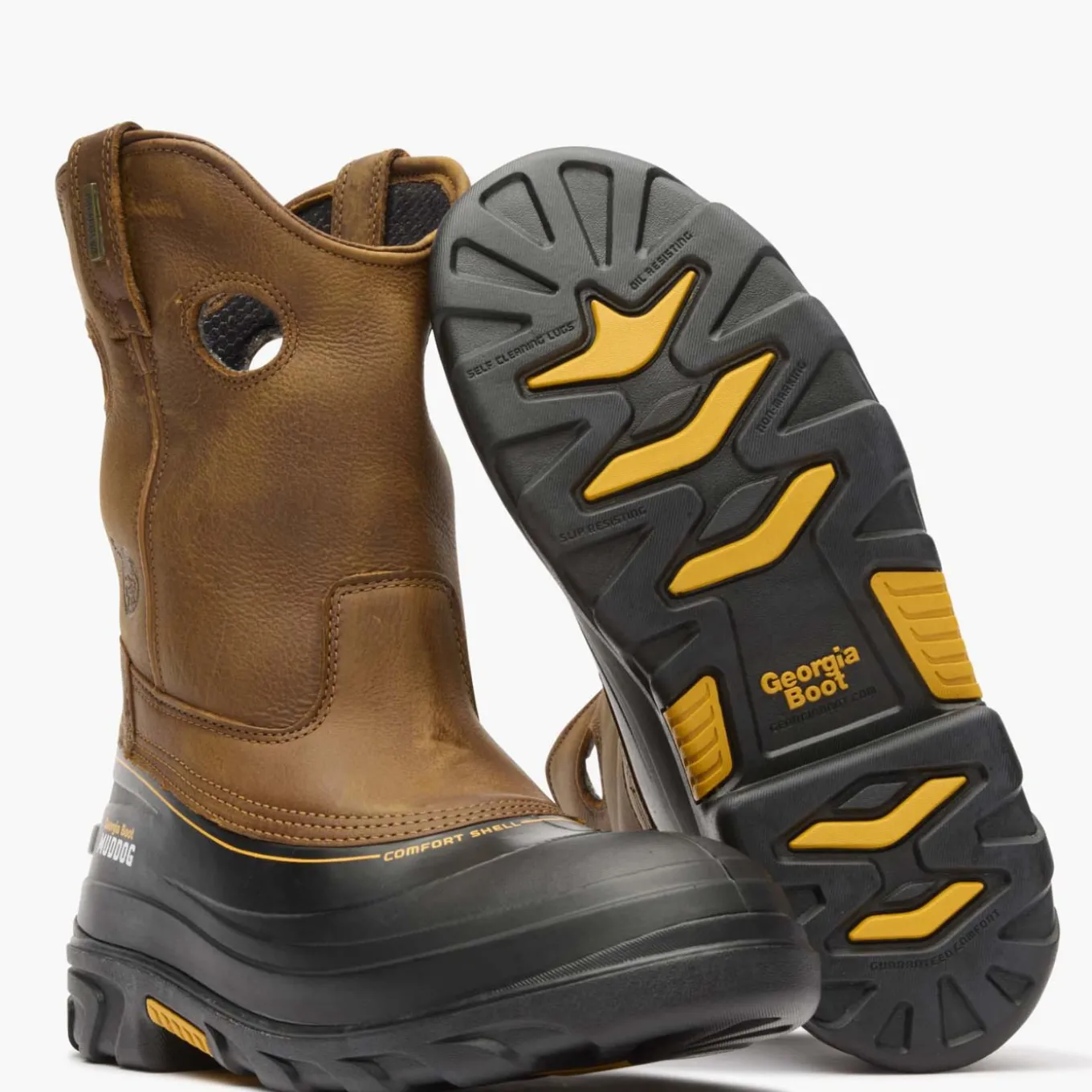Georgia Boot Muddog Composite Toe Waterproof Work Wellington