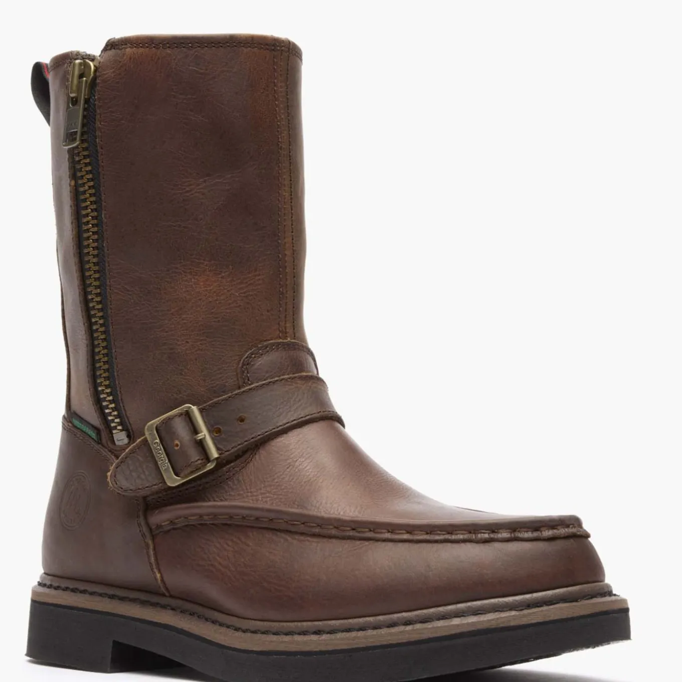 Georgia Boot Side Zip Waterproof Work Wellington