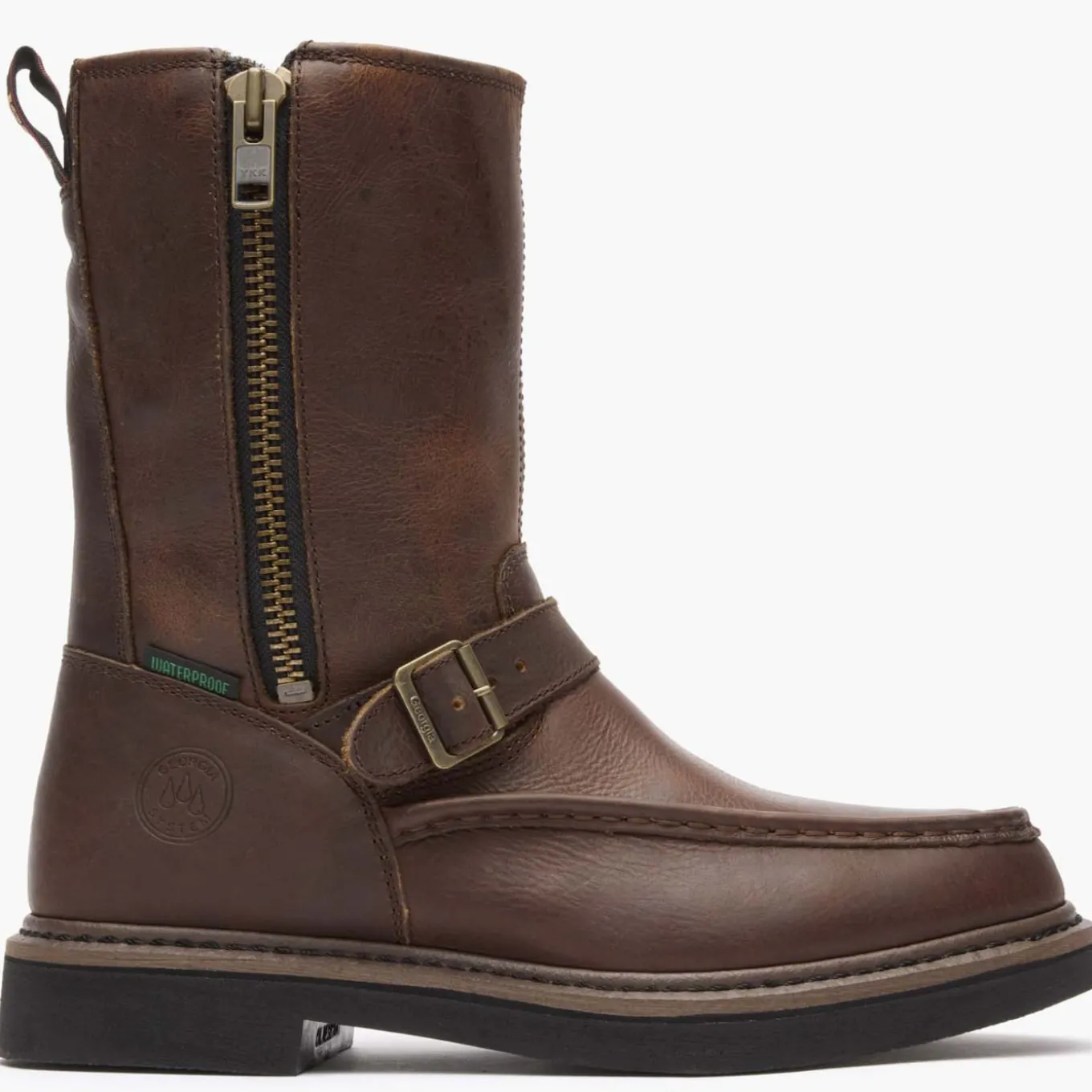 Georgia Boot Side Zip Waterproof Work Wellington
