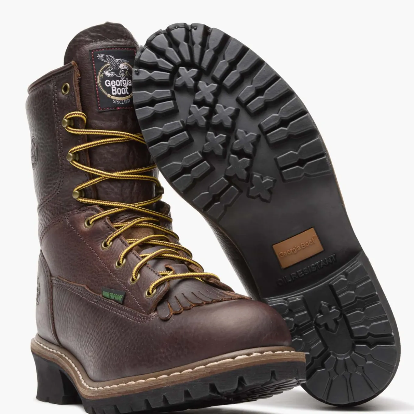 Georgia Boot Steel Toe Waterproof Logger Boot