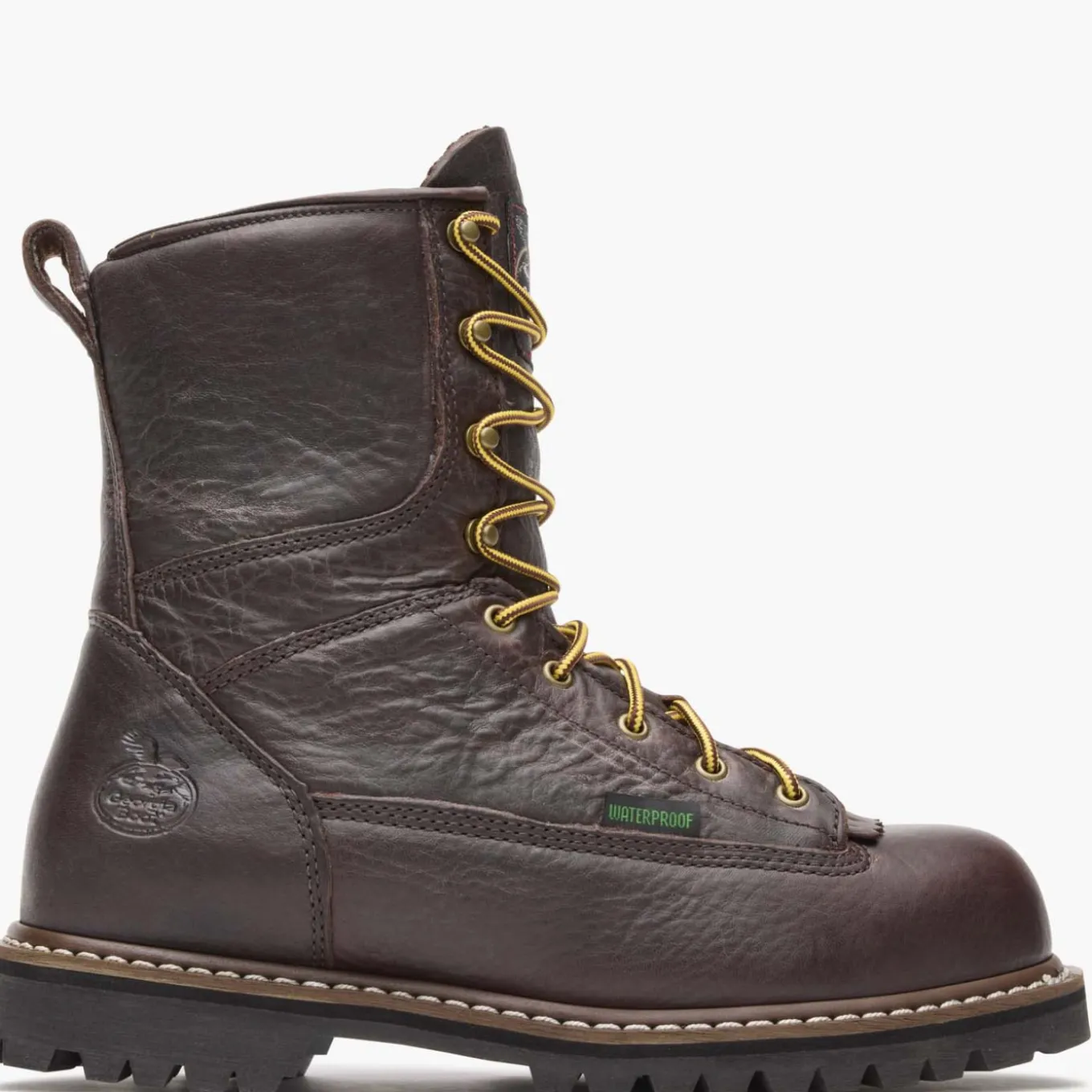 Georgia Boot Steel Toe Waterproof Lace-To-Toe Work Boot
