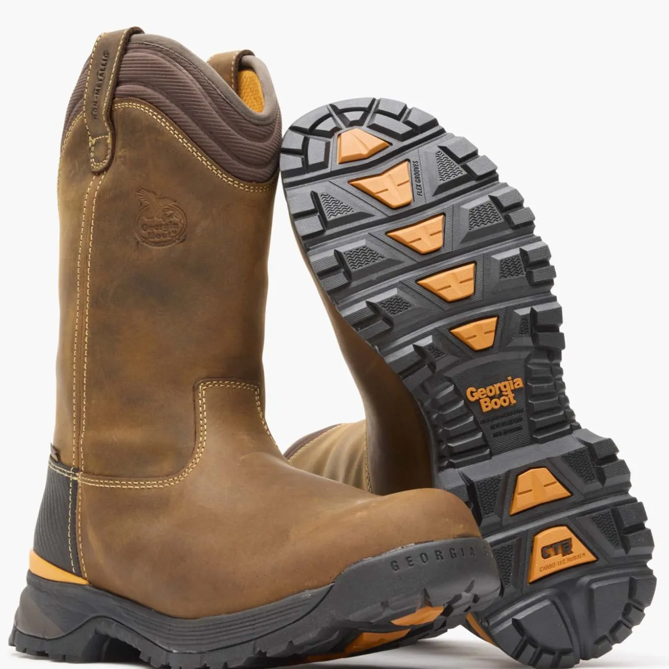Georgia Boot TBD Waterproof Wellington Pull-On Boot