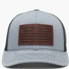 Georgia Boot Unisex Leather Patch Trucker Hat