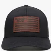 Georgia Boot Unisex Leather Patch Trucker Hat
