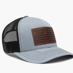 Georgia Boot Unisex Leather Patch Trucker Hat