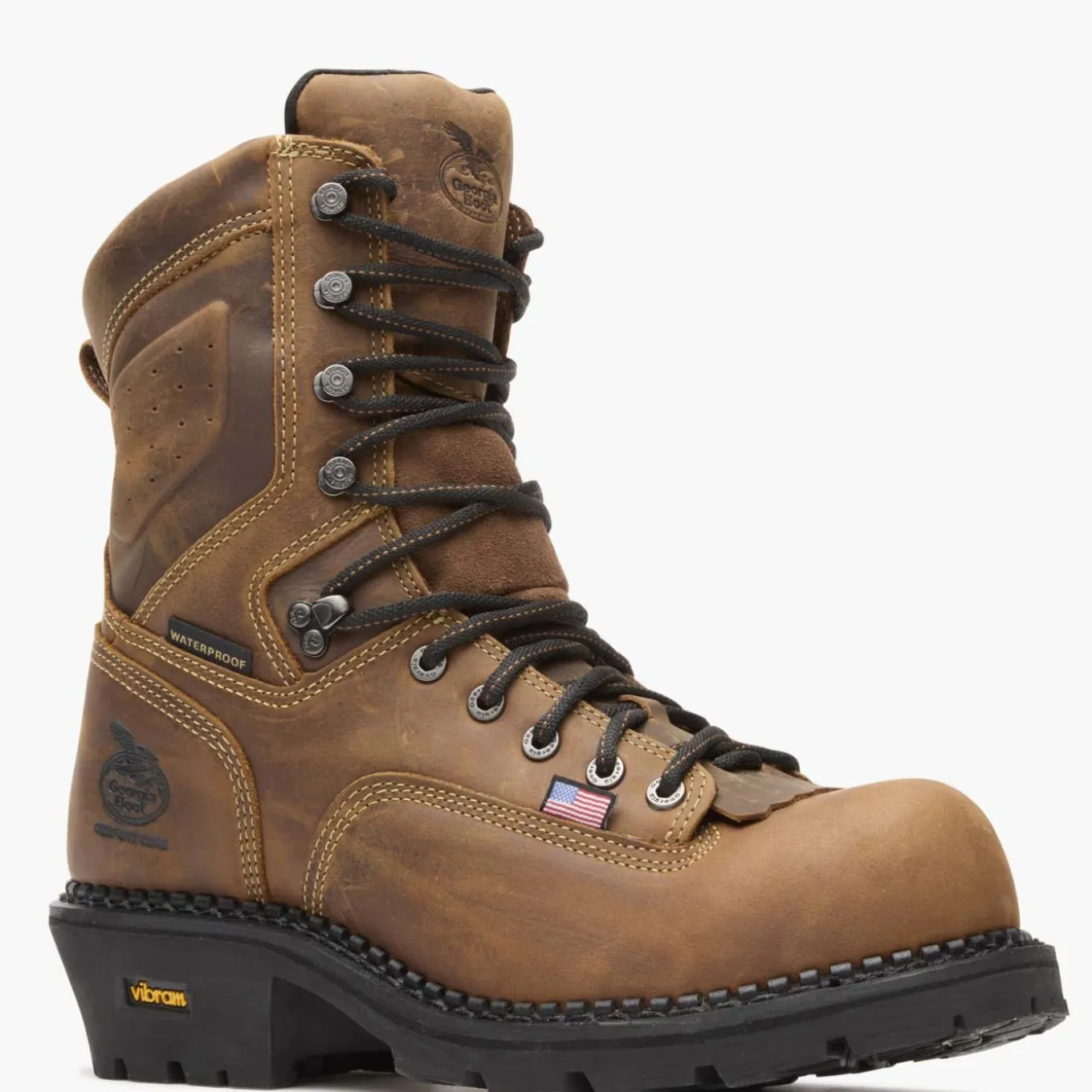 Georgia Boot USA Logger Composite Toe Waterproof Work Boot