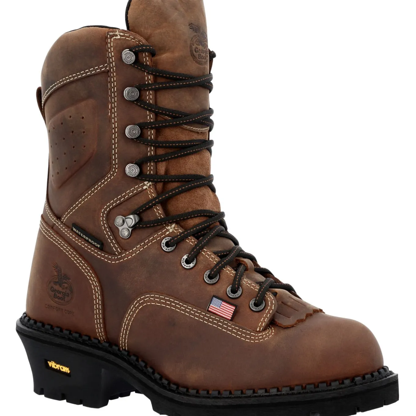 Georgia Boot USA Logger Waterproof Work Boot