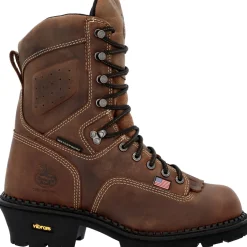 Georgia Boot USA Logger Waterproof Work Boot