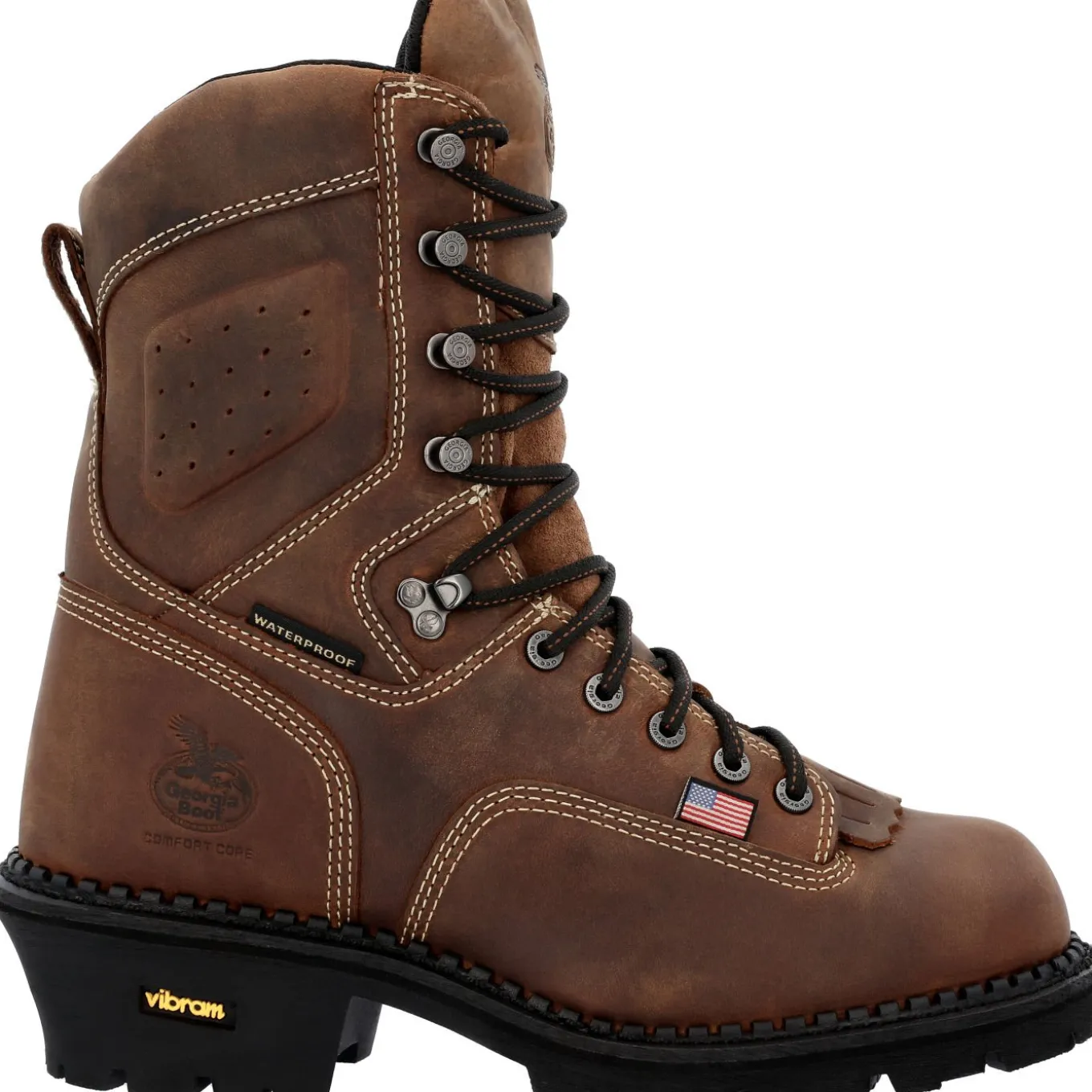 Georgia Boot USA Logger Waterproof Work Boot