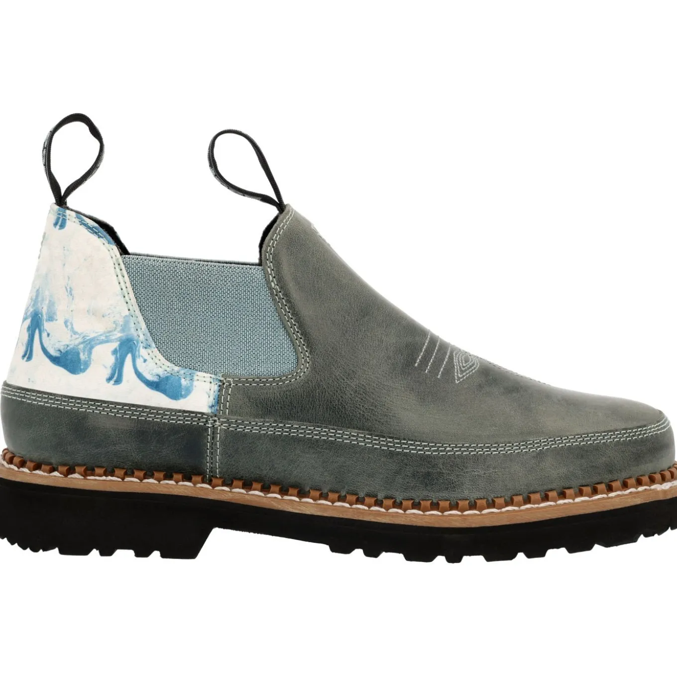 Georgia Boot Women's Blue Watercolor Romeo Shoe
